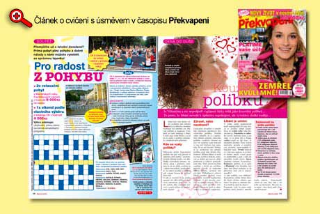 cvičení v časopisu Překvapení